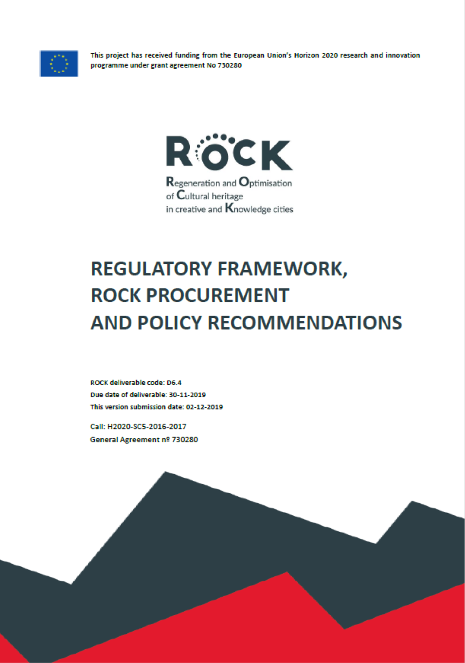 Regulatory Rocks Release of ROCK Regulatory framework report, contribution from ...